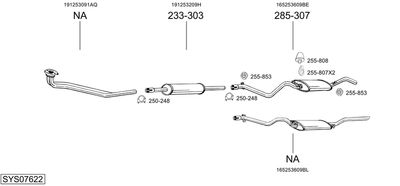 BOSAL SYS07622