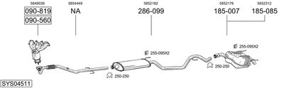 BOSAL SYS04511