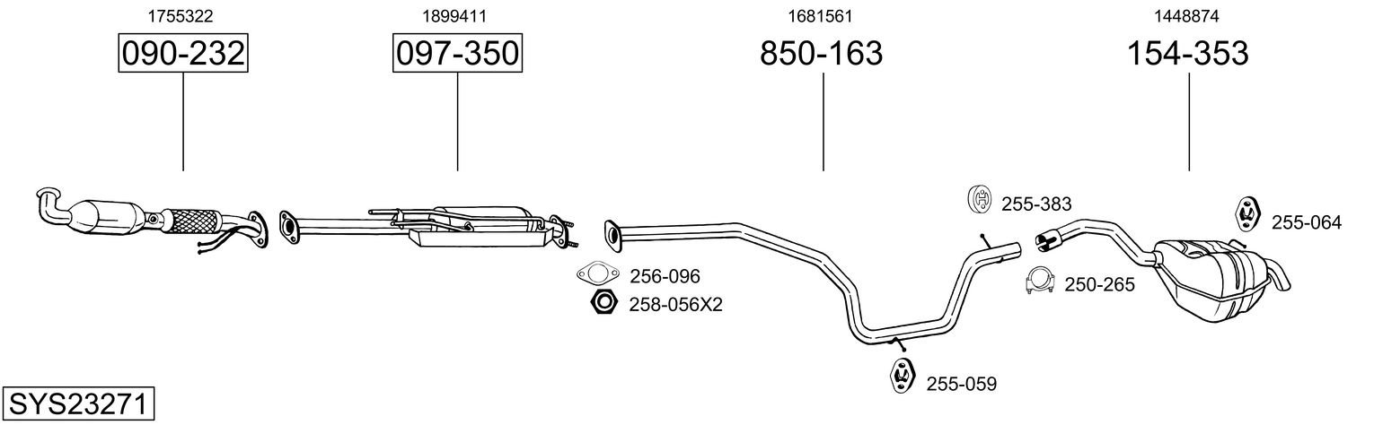 BOSAL SYS23271