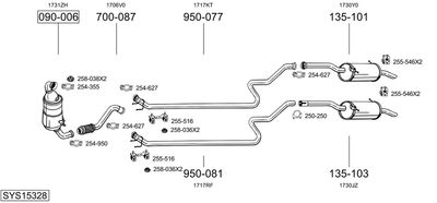 BOSAL SYS15328