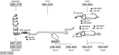 BOSAL SYS11222