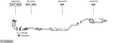 BOSAL SYS08662