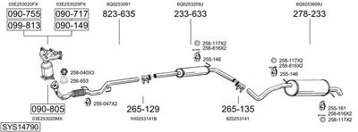BOSAL SYS14790