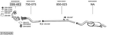 BOSAL SYS22428