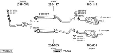 BOSAL SYS04526
