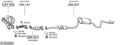 BOSAL SYS03082
