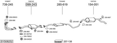 BOSAL SYS08252
