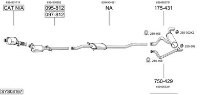 BOSAL SYS08167