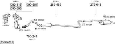 BOSAL SYS16625