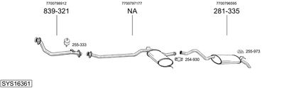 BOSAL SYS16361 BOSAL SYS16361