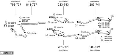BOSAL SYS10843