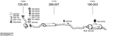 BOSAL SYS22417