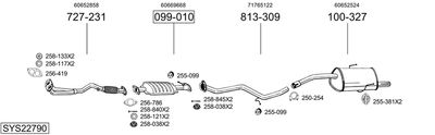 BOSAL SYS22790