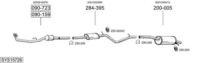 BOSAL SYS15726 BOSAL SYS15726