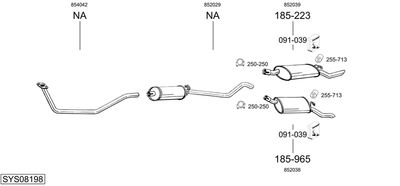BOSAL SYS08198