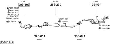 BOSAL SYS12743