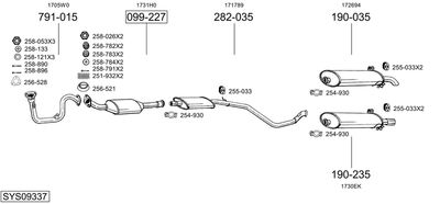 BOSAL SYS09337