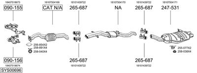 BOSAL SYS00696