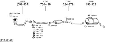 BOSAL SYS19342