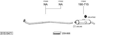 BOSAL SYS15471