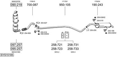 BOSAL SYS15185