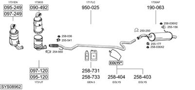 BOSAL SYS08962