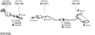 BOSAL SYS14748