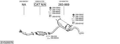 BOSAL SYS20576