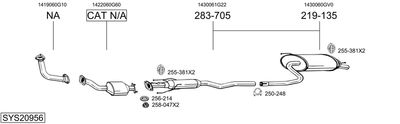 BOSAL SYS20956