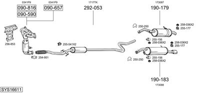 BOSAL SYS16611
