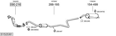 BOSAL SYS25361 BOSAL SYS25361