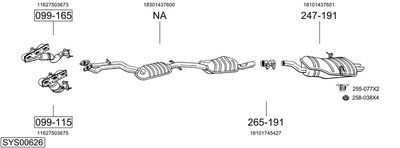 BOSAL SYS00626