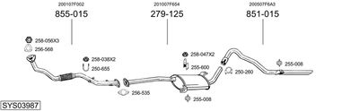 BOSAL SYS03987 BOSAL SYS03987