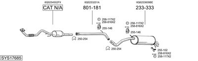 BOSAL SYS17685