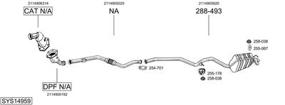 BOSAL SYS14959