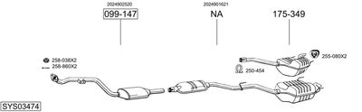 BOSAL SYS03474