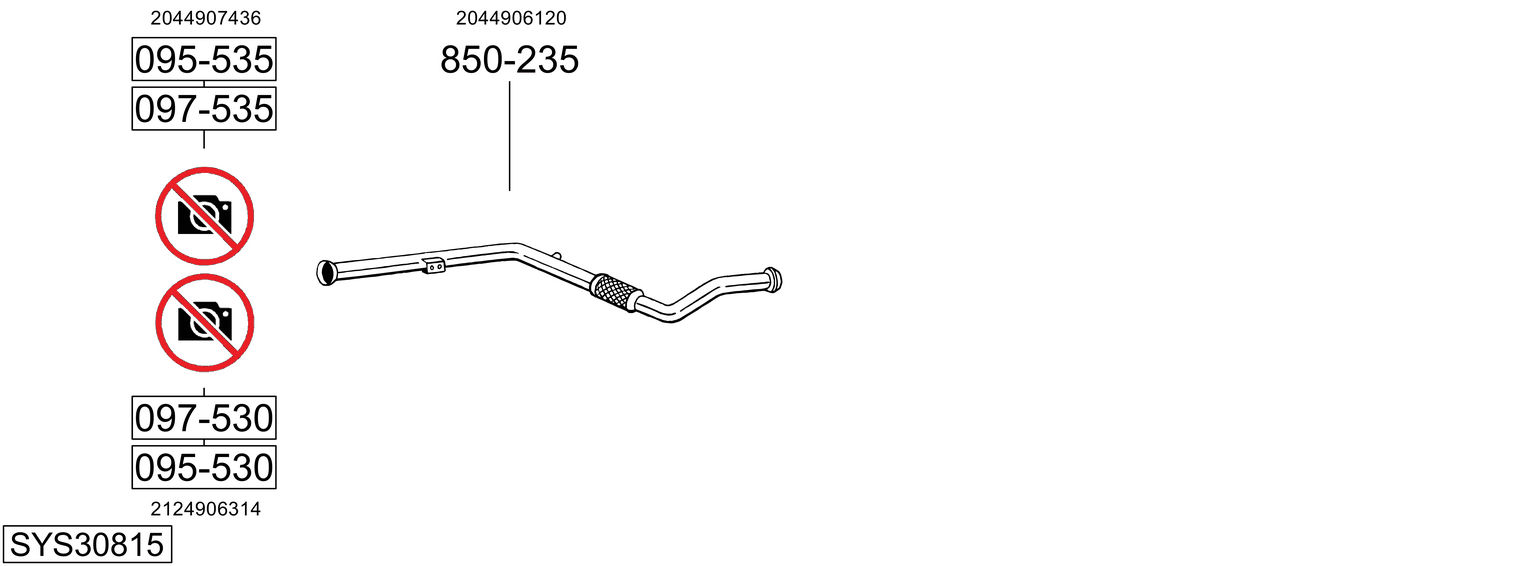 BOSAL SYS30815