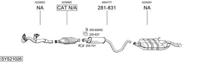 BOSAL SYS21026