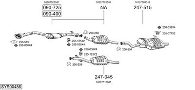 BOSAL SYS00486
