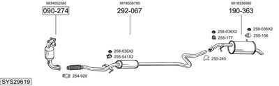 BOSAL SYS29619 BOSAL SYS29619
