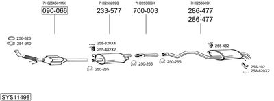 BOSAL SYS11498
