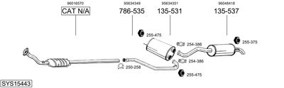 BOSAL SYS15443