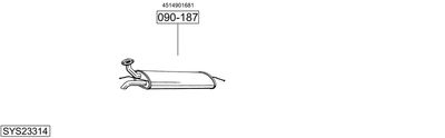 BOSAL SYS23314