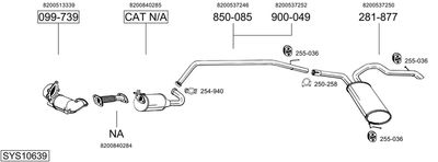 BOSAL SYS10639