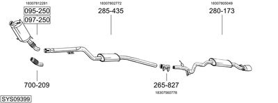BOSAL SYS09399