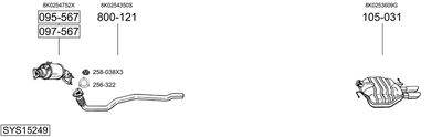 BOSAL SYS15249