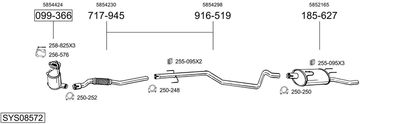 BOSAL SYS08572