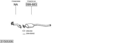 BOSAL SYS05308 BOSAL SYS05308