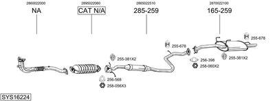 BOSAL SYS16224