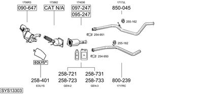 BOSAL SYS13303